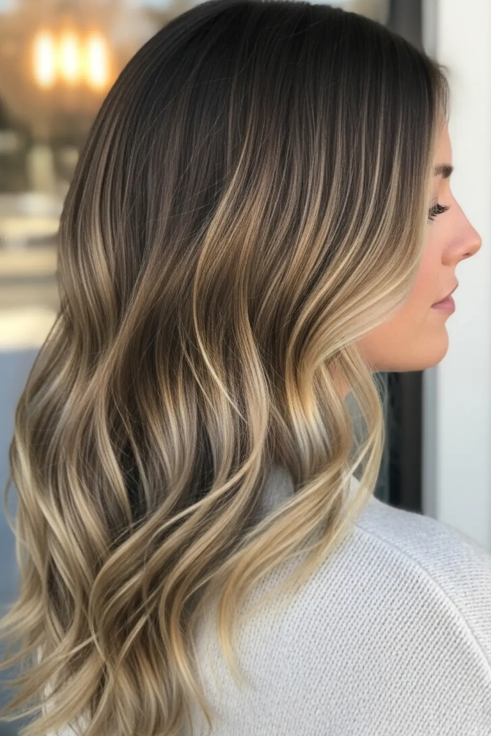 17 Rich Winter Brunette Hair Color Is Replacing Highlights 10 Bronde (Brown + Blonde)