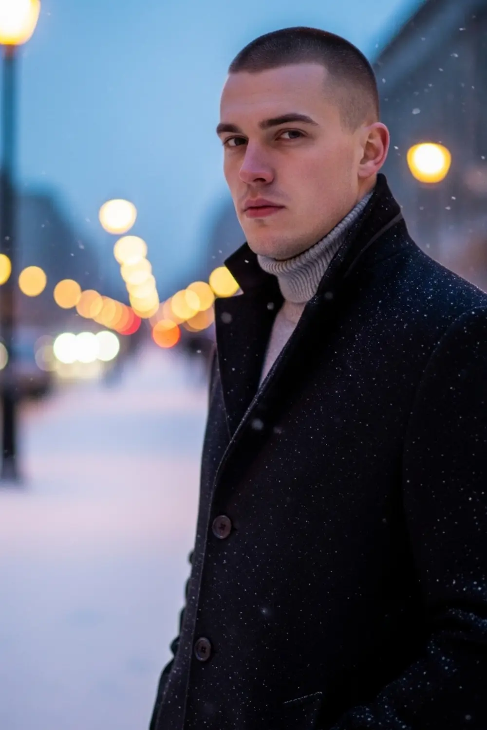 15 Best Winter Haircut Ideas That Will Transform Your Cold Weather Look (2026) 7 Buzz Cut With Skin Fade