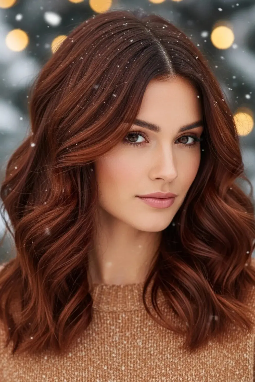 17 Rich Winter Brunette Hair Color Is Replacing Highlights 7 Cinnamon Brunette