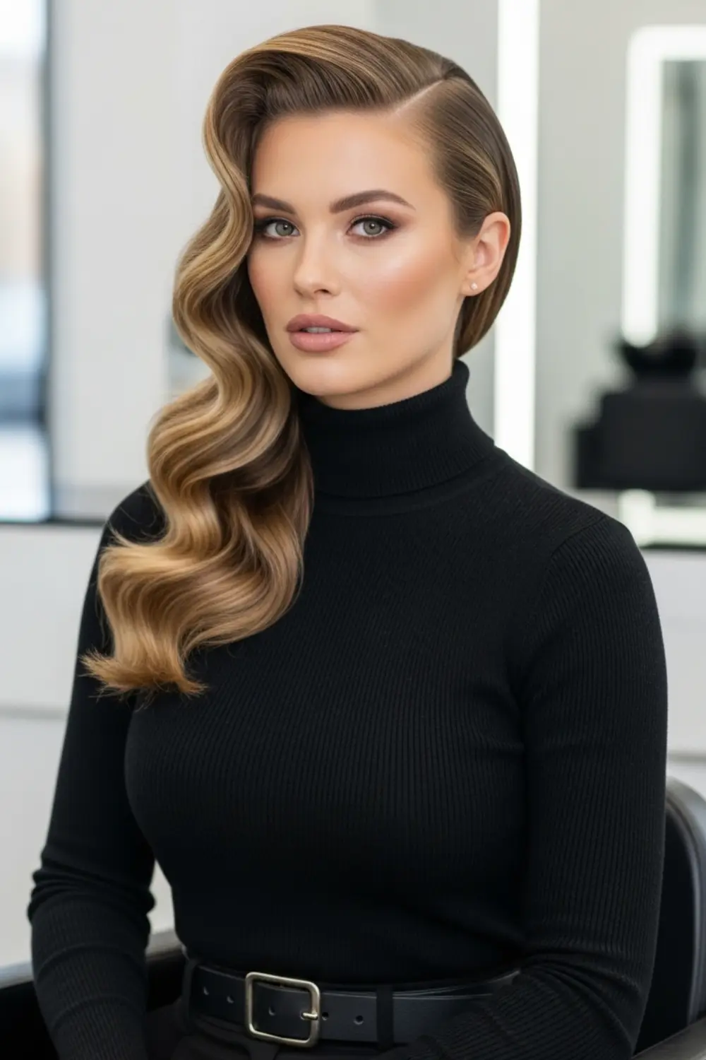 15 Side Part Hairstyles for Women Are Quietly Taking Over Again 2026 2 Classic Deep Side Part with Loose Waves
