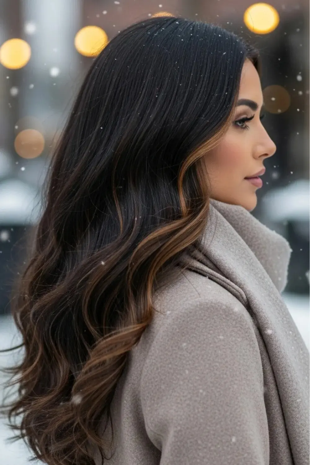 17 Rich Winter Brunette Hair Color Is Replacing Highlights 8 Dark Chocolate with Highlights