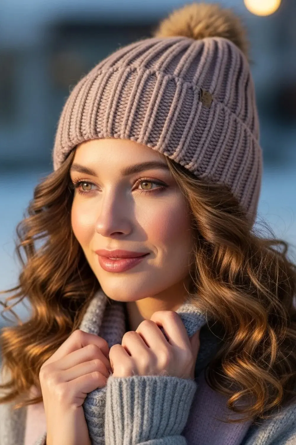 17 Winter Hairstyles Ideas That Seem Easy Until Real Life Hits 2026 14 Loose Curls with Beanie