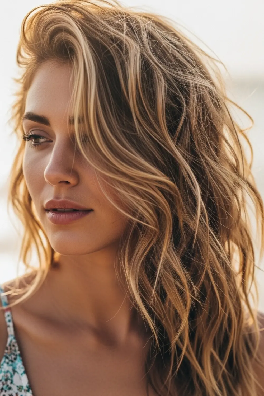15 Side Part Hairstyles for Women Are Quietly Taking Over Again 2026 9 Messy Side Part Beach Waves