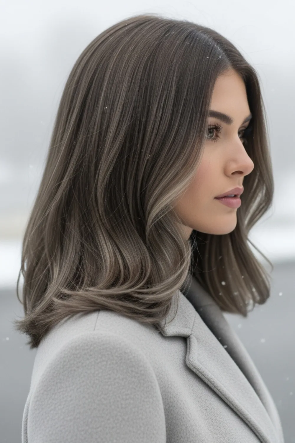 17 Rich Winter Brunette Hair Color Is Replacing Highlights 9 Mushroom Brown