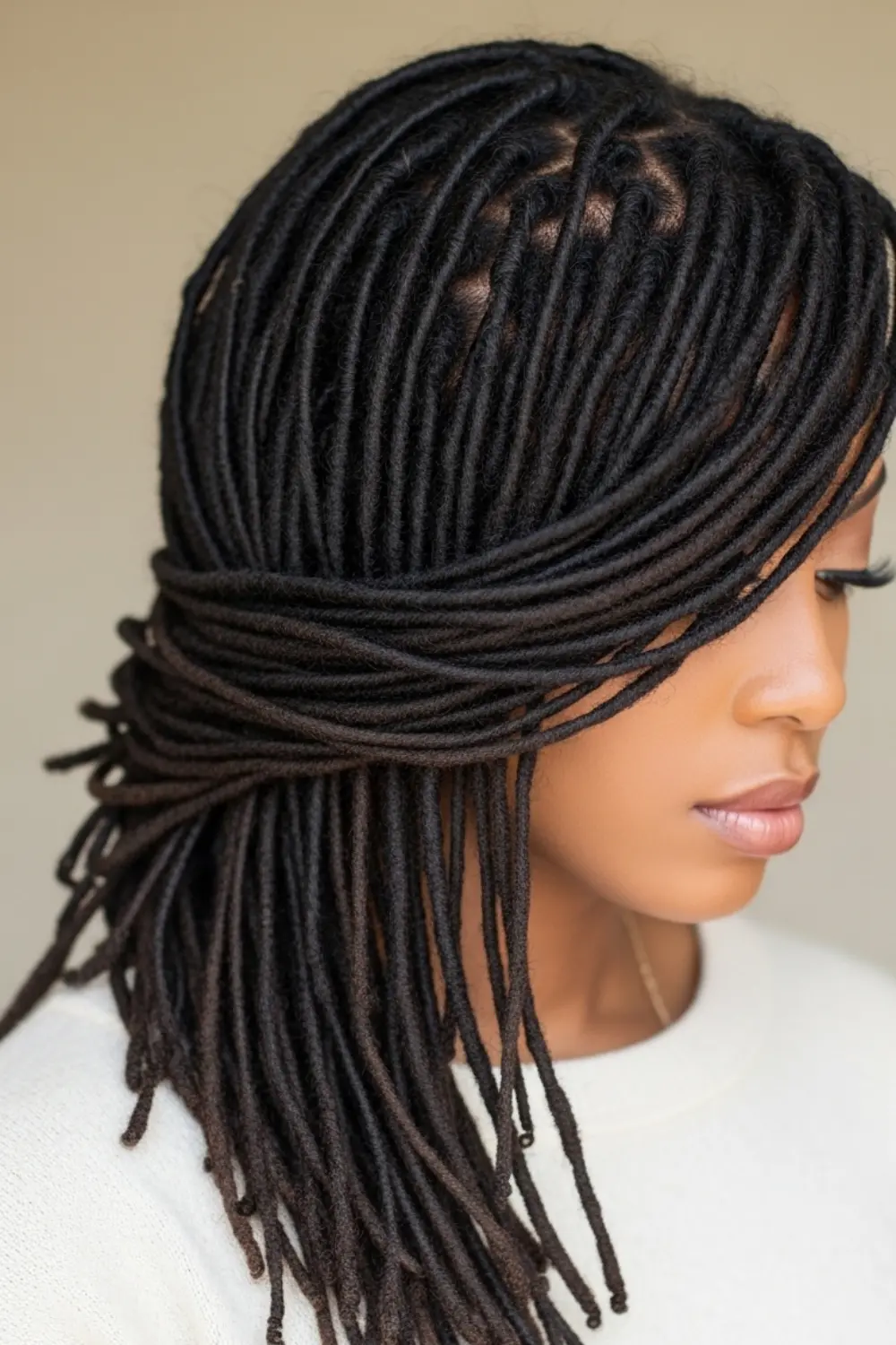 15 Locs Hairstyles for Women Ideas Everyone Suddenly Wants 2026 6 Side-Swept Locs hairstyle