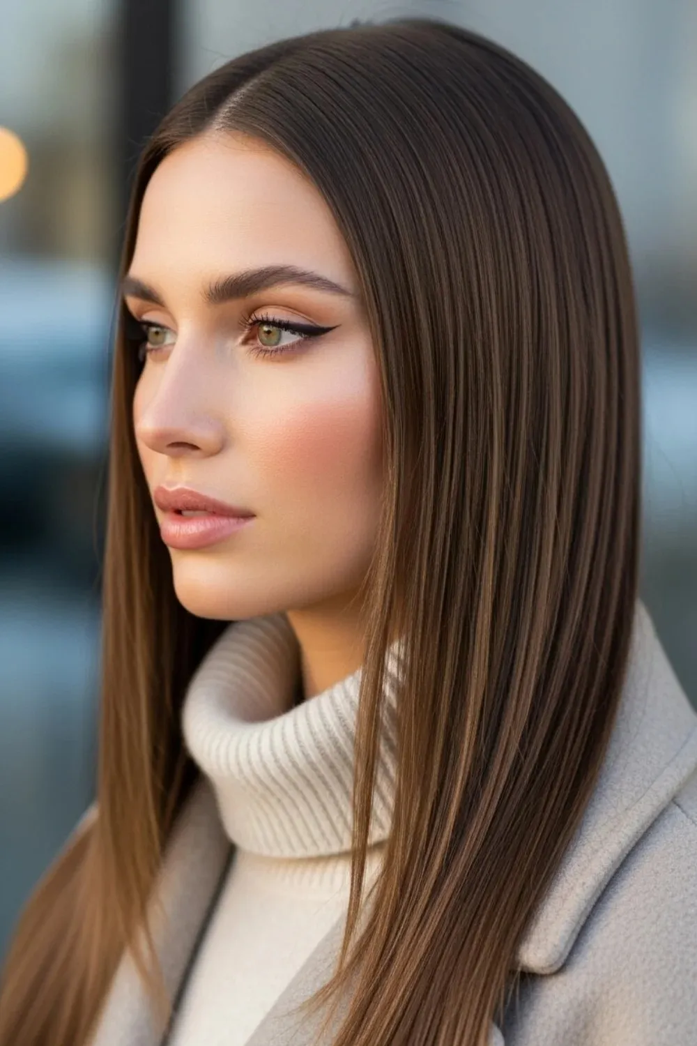 17 Winter Hairstyles Ideas That Seem Easy Until Real Life Hits 2026 15 Sleek Straight Hair