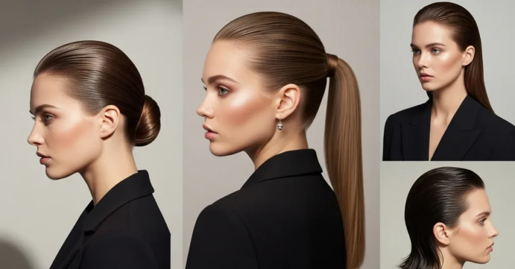 Slick Back Hairstyles for Women