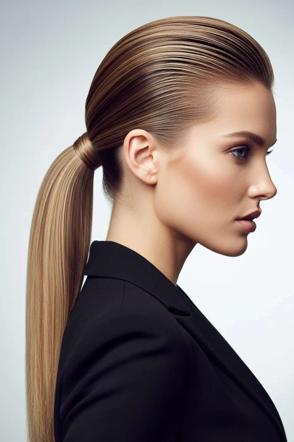 15 Side Part Hairstyles for Women Are Quietly Taking Over Again 2026 15 Slicked Side Part Ponytail