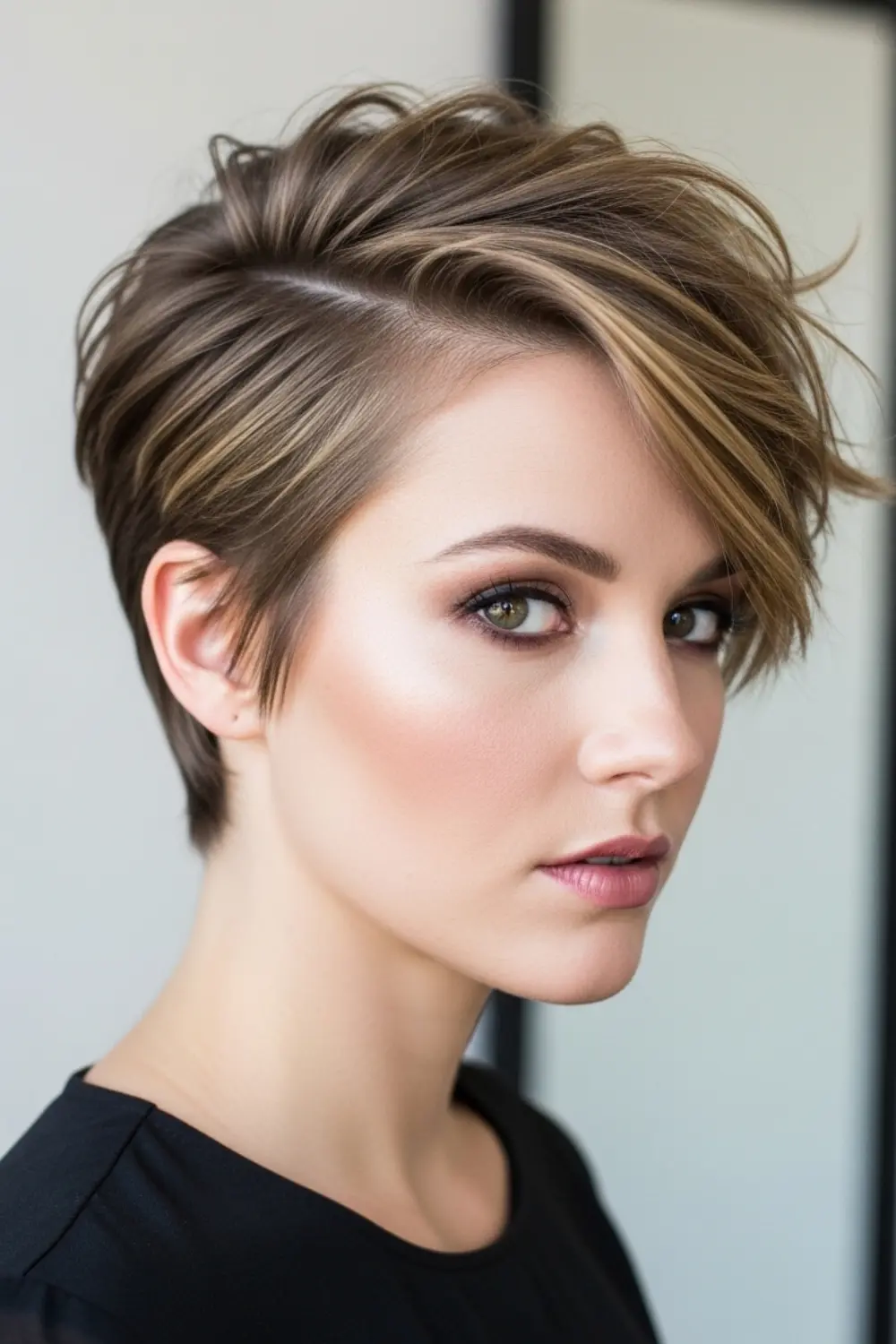 15 Side Part Hairstyles for Women Are Quietly Taking Over Again 2026 5 Textured Side Part Pixie Cut
