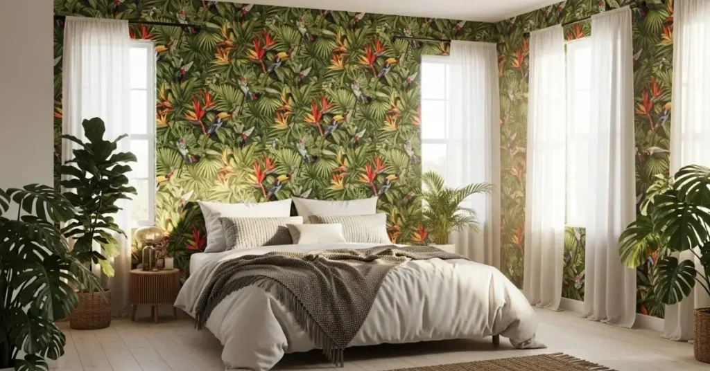 Tropical Bedroom Wallpapers Ideas glowcrafty.online