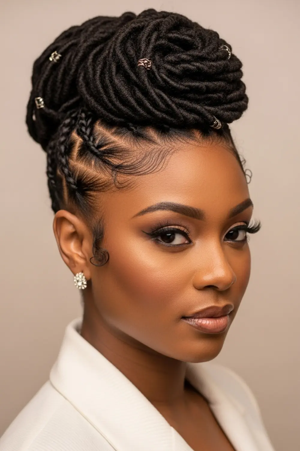 15 Locs Hairstyles for Women Ideas Everyone Suddenly Wants 2026 8 Twisted Locs Updo
