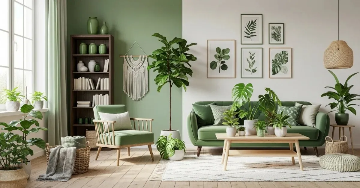 15 Green Living Room Ideas glowcrafty.online