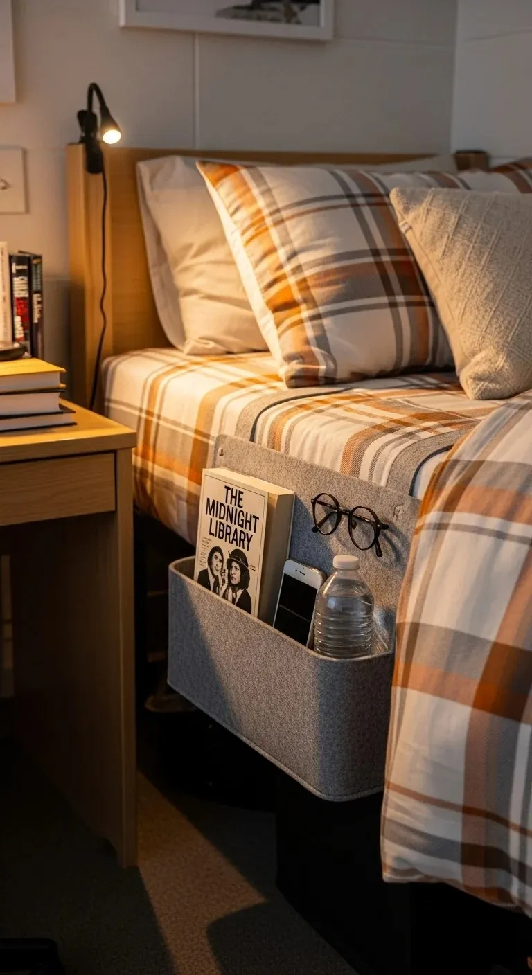 Bed Caddy for Nighttime Essentials