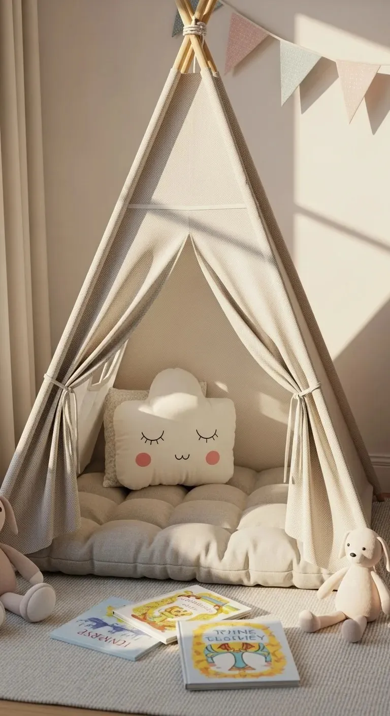 Corner Reading Tent for Kids
