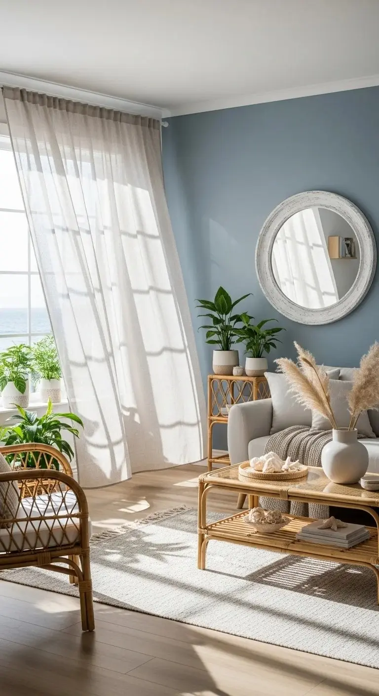Light Linen Curtains for Breezy Coastal Vibes