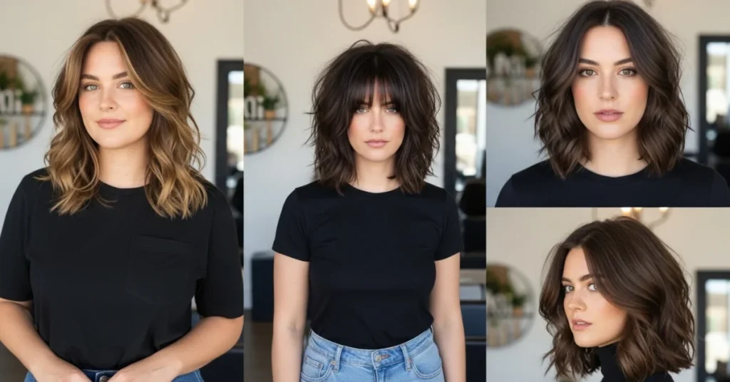 15 Medium Haircuts For Thick Hair 2026: Your Complete Style Guide 222 Medium Haircuts For Thick Hair glowcrafty.online