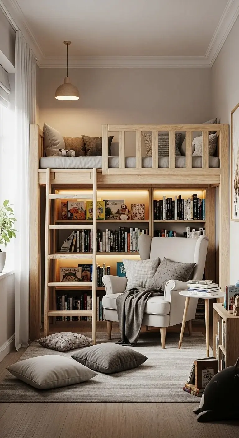 Multi-Level Reading Corner for Families